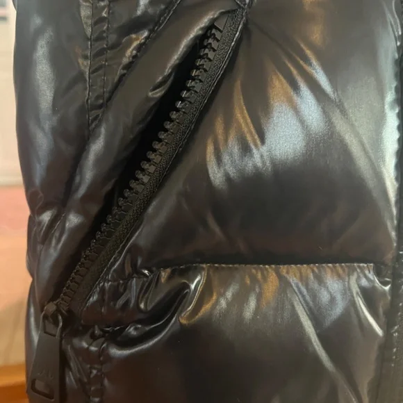 SAM NY black down women’s vest XS - Picture 9 of 12